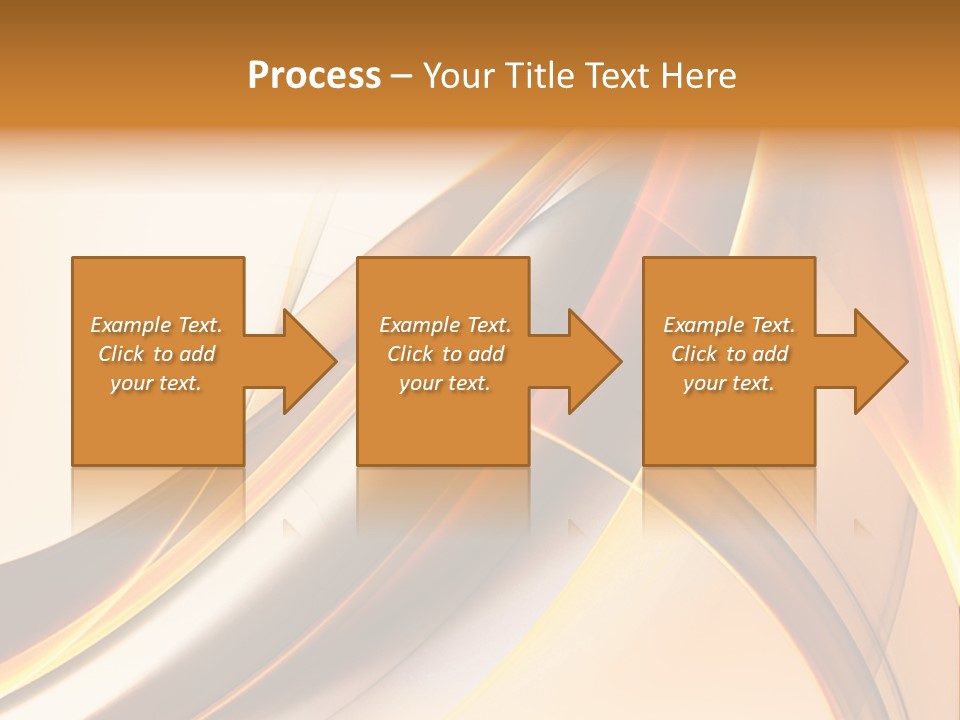 Single Curve Shape PowerPoint Template