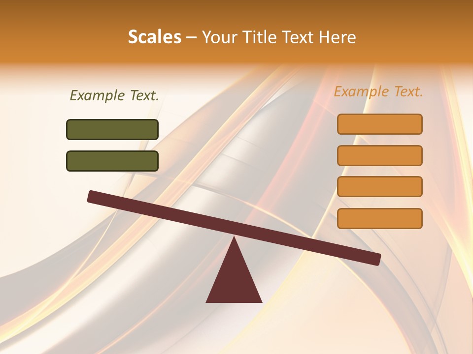 Single Curve Shape PowerPoint Template