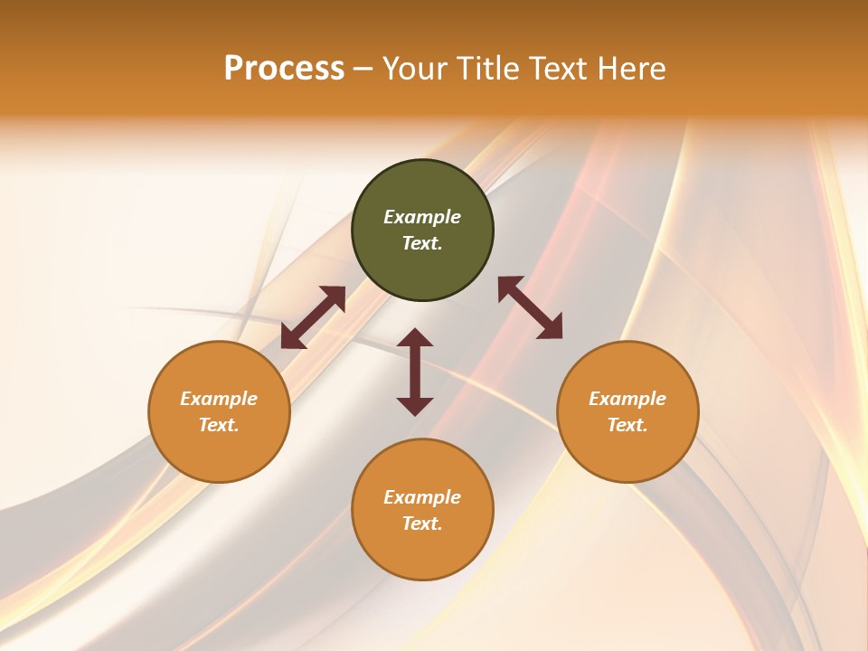 Single Curve Shape PowerPoint Template