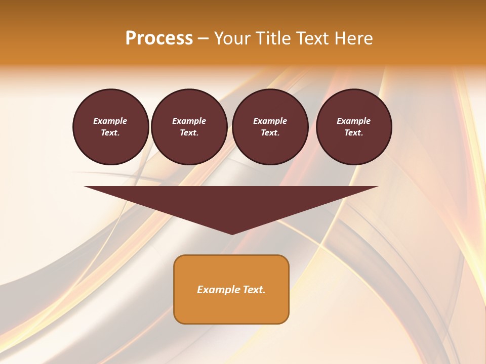 Single Curve Shape PowerPoint Template