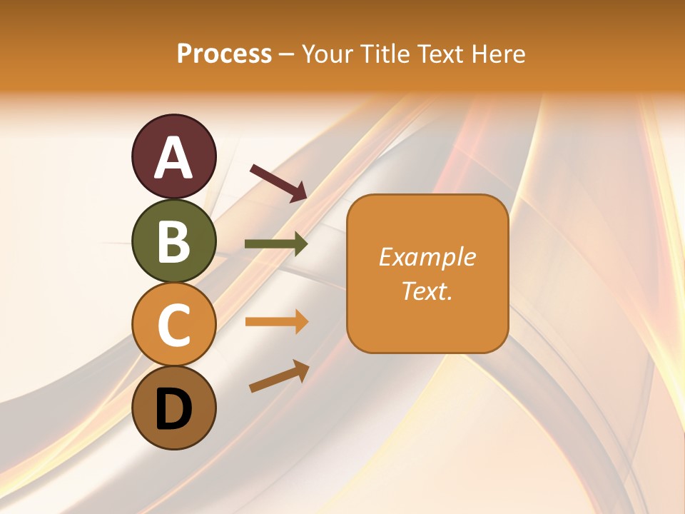 Single Curve Shape PowerPoint Template