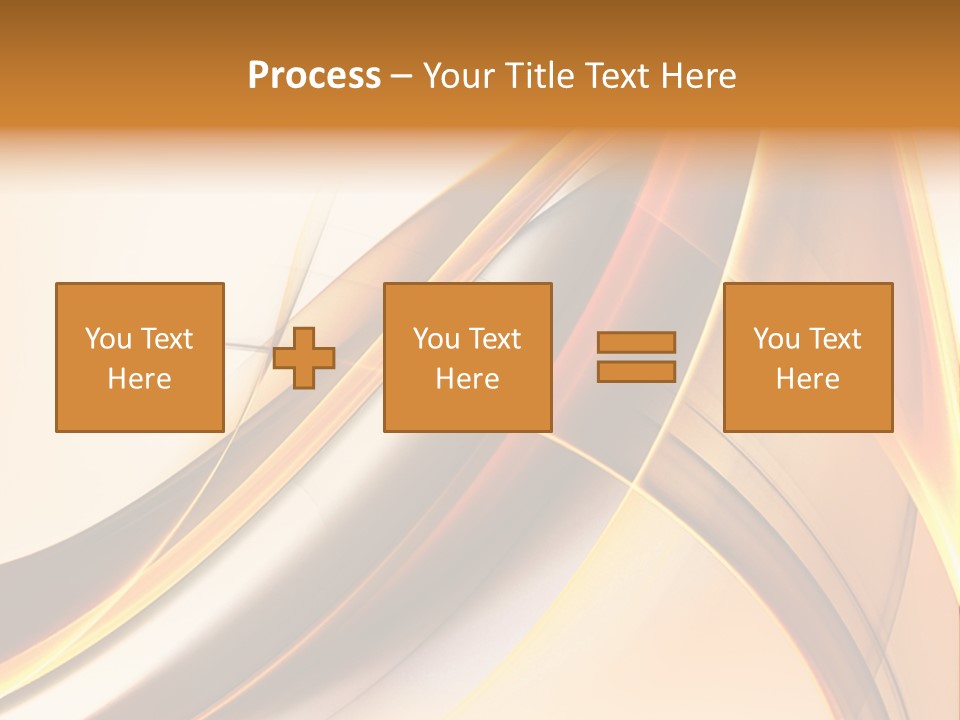 Single Curve Shape PowerPoint Template