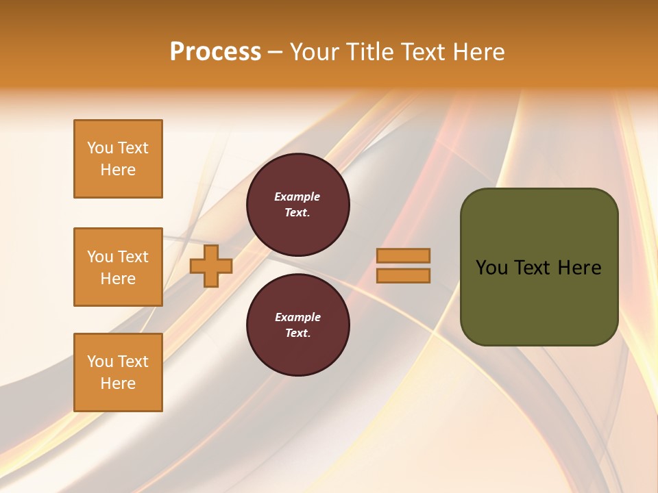 Single Curve Shape PowerPoint Template