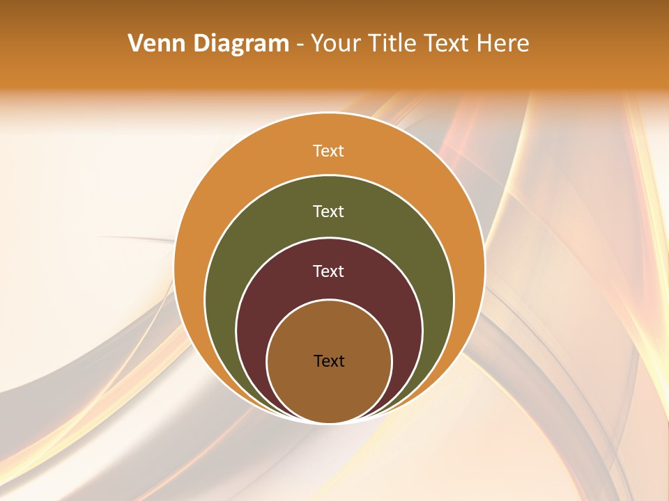 Single Curve Shape PowerPoint Template