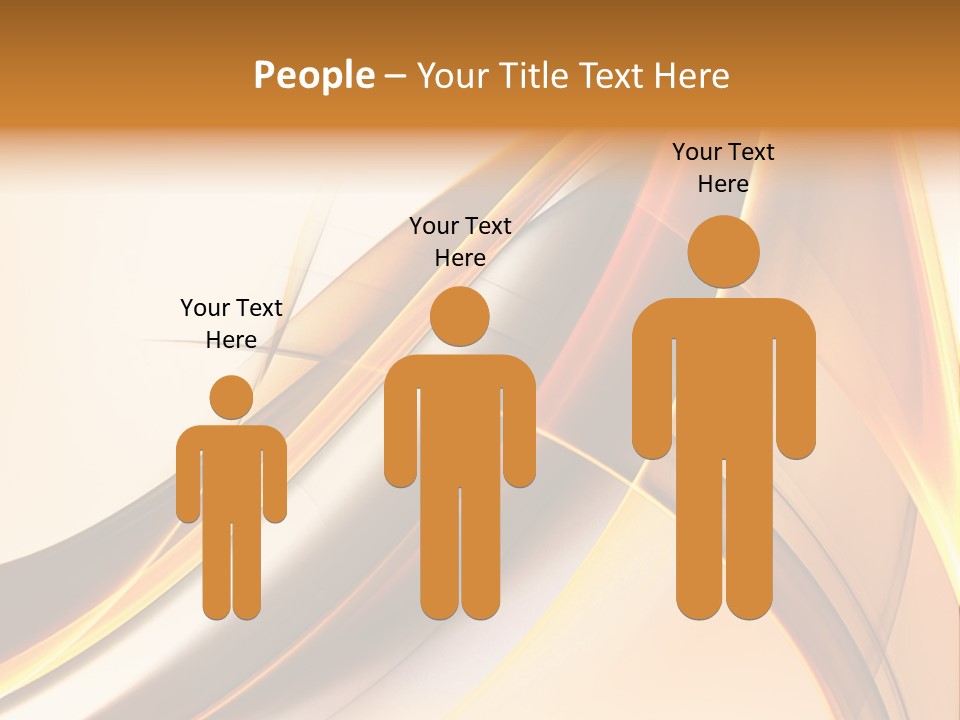 Single Curve Shape PowerPoint Template