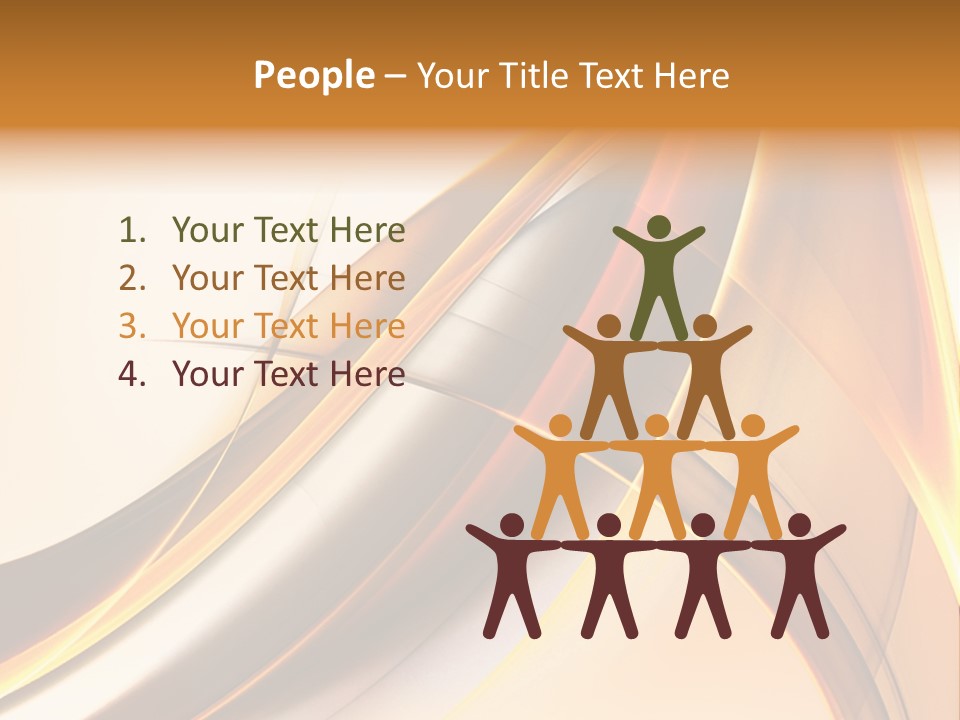 Single Curve Shape PowerPoint Template