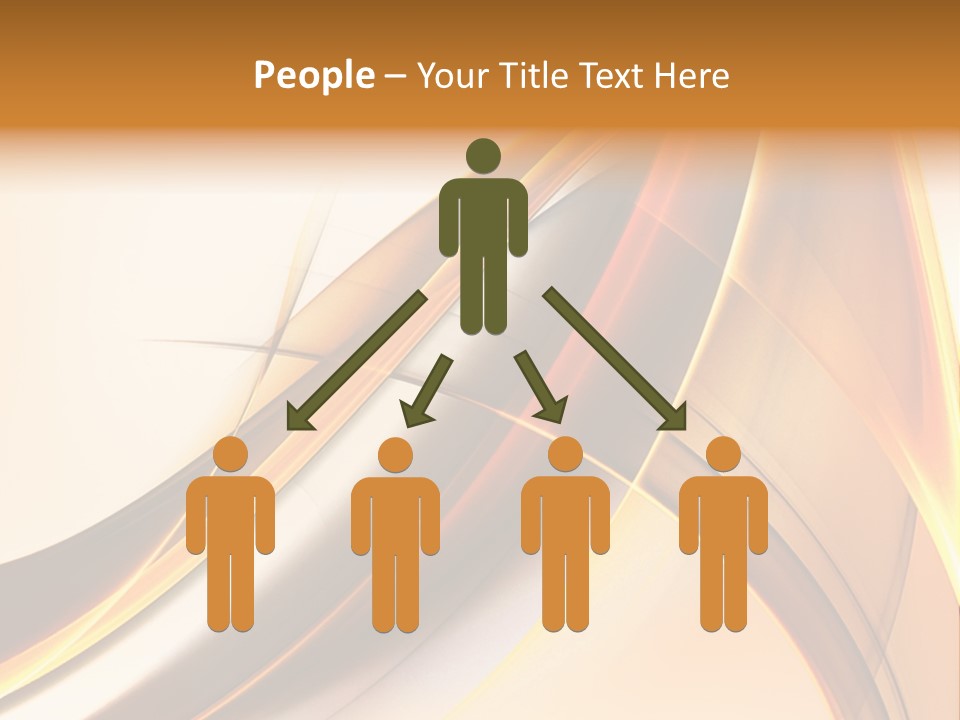 Single Curve Shape PowerPoint Template