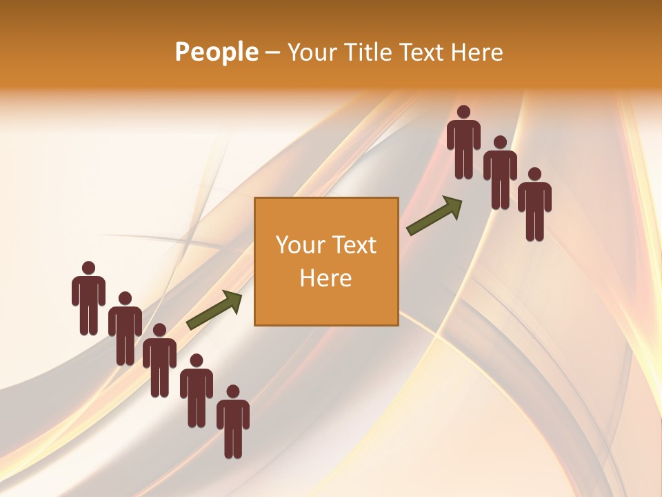 Single Curve Shape PowerPoint Template