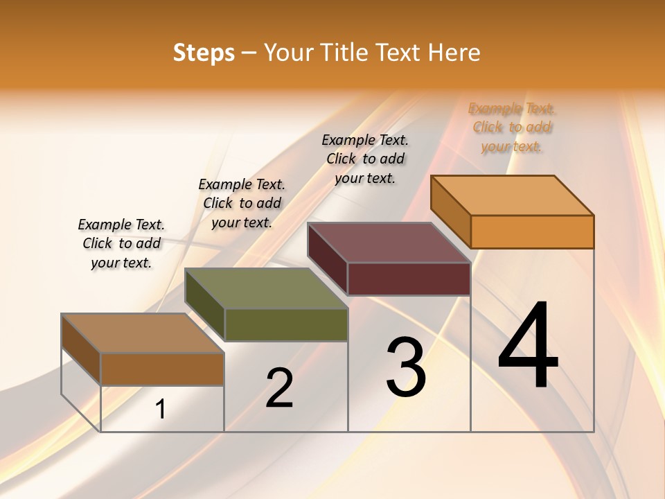 Single Curve Shape PowerPoint Template