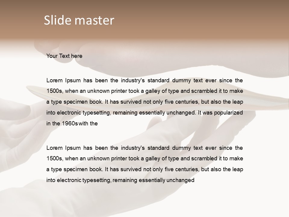 Osteopathy Heel Skeleton PowerPoint Template