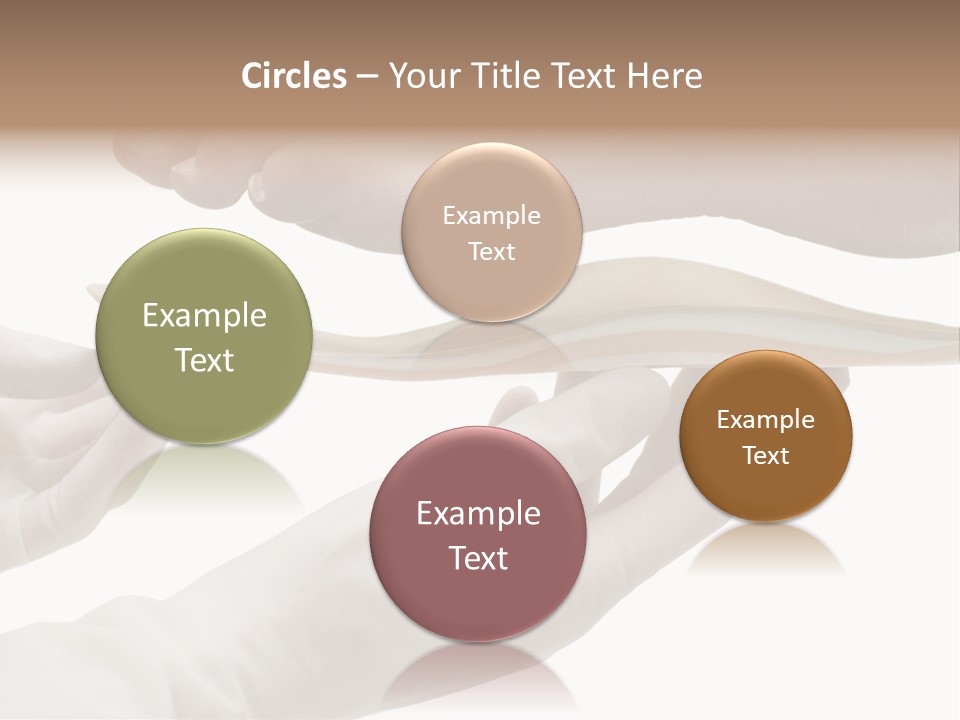 Osteopathy Heel Skeleton PowerPoint Template