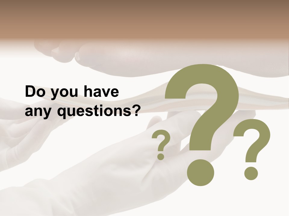 Osteopathy Heel Skeleton PowerPoint Template