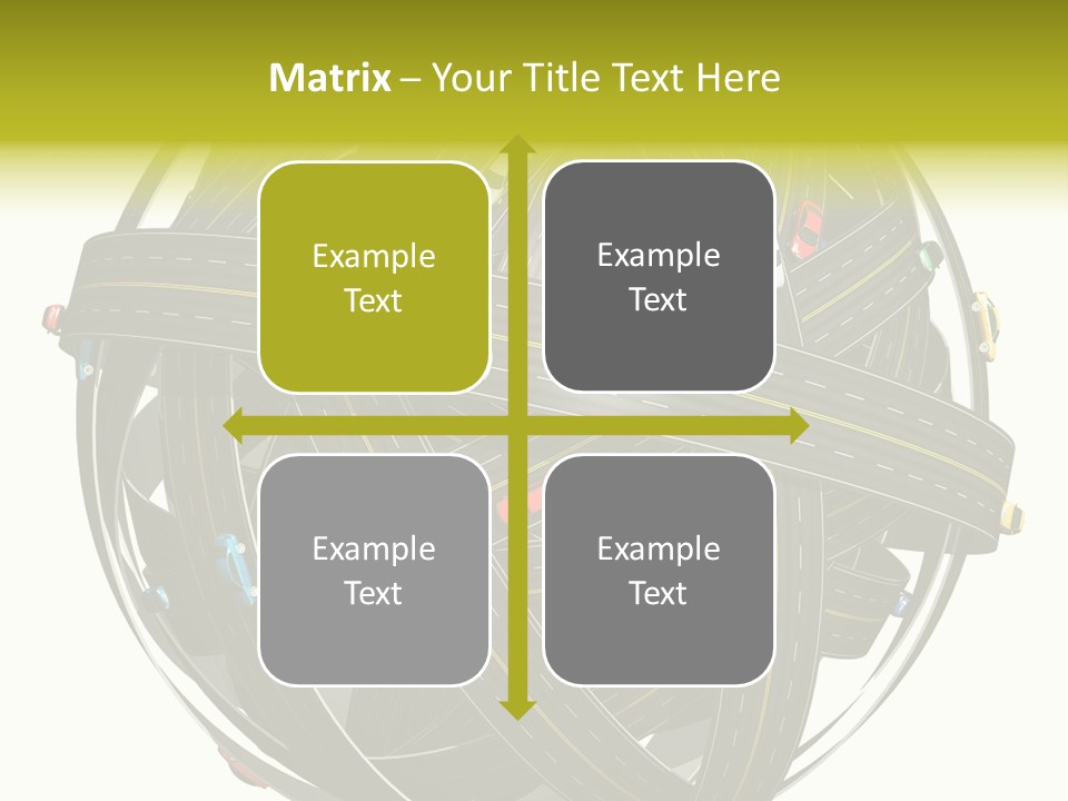 Color Knot Intersection PowerPoint Template