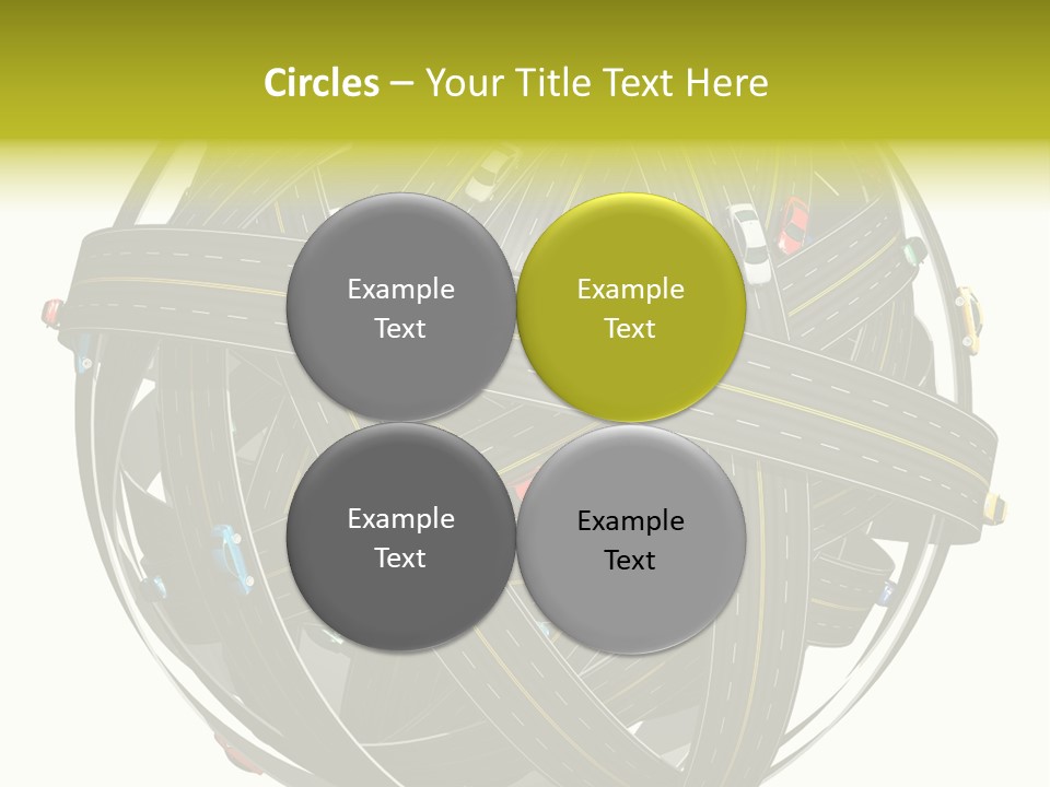 Color Knot Intersection PowerPoint Template