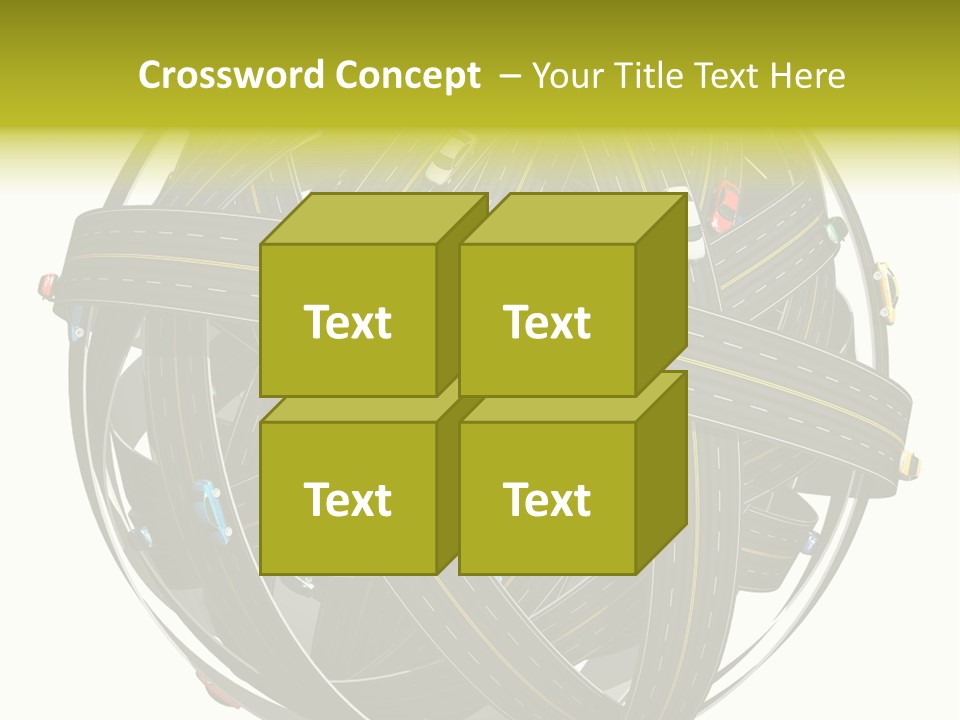 Color Knot Intersection PowerPoint Template