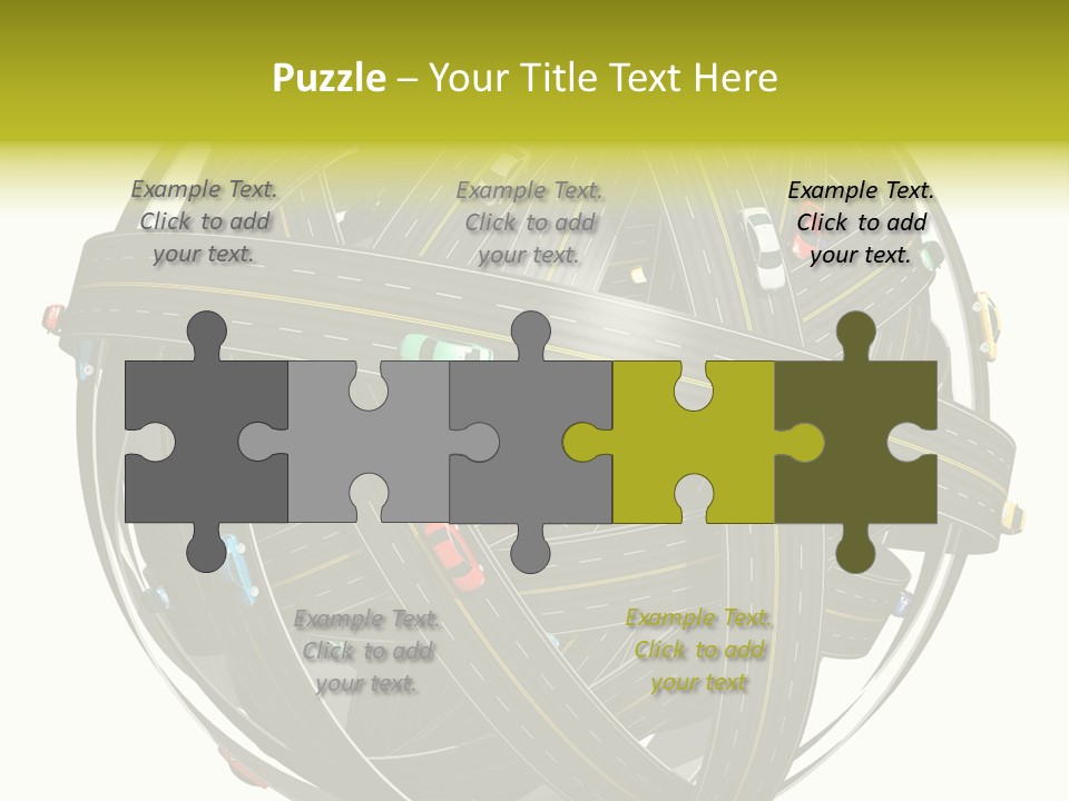 Color Knot Intersection PowerPoint Template