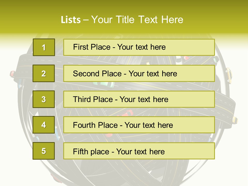 Color Knot Intersection PowerPoint Template