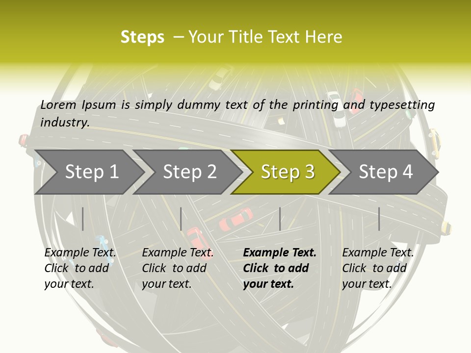 Color Knot Intersection PowerPoint Template