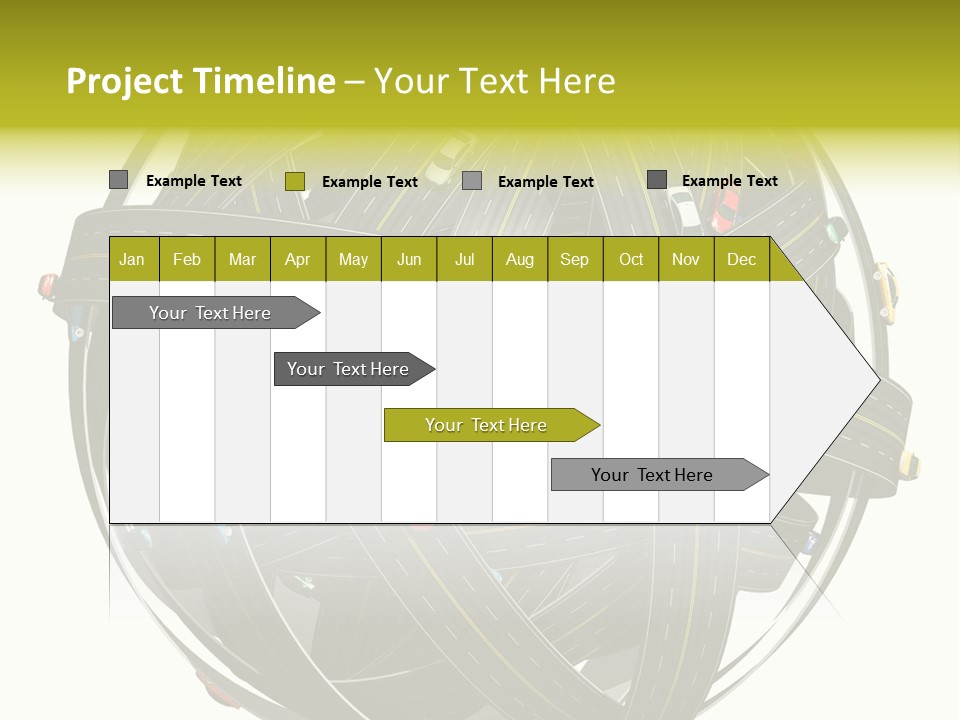 Color Knot Intersection PowerPoint Template