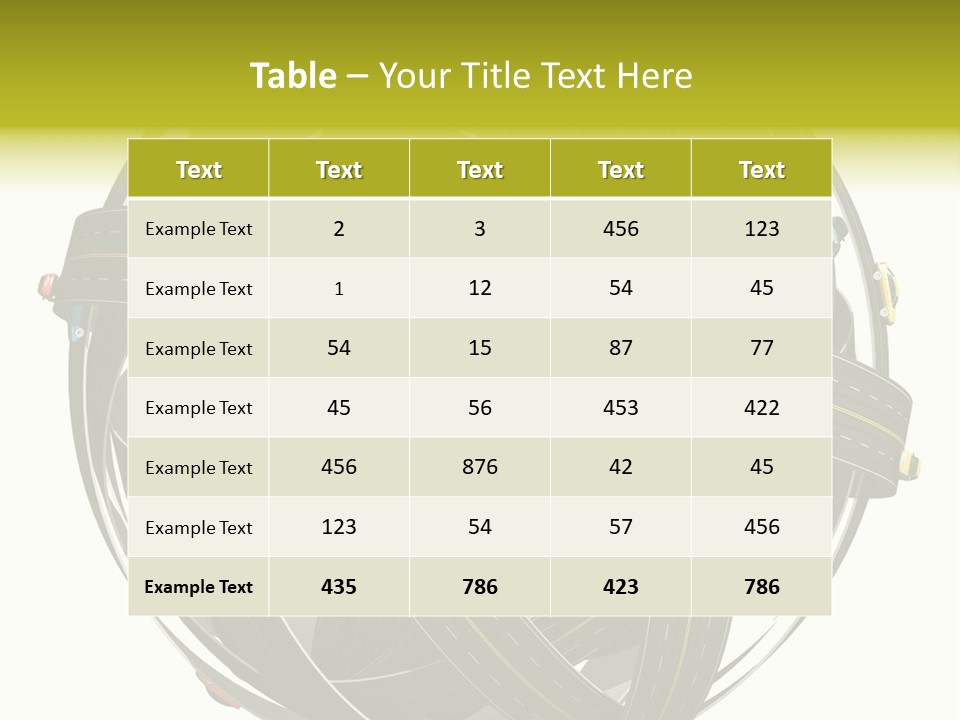 Color Knot Intersection PowerPoint Template