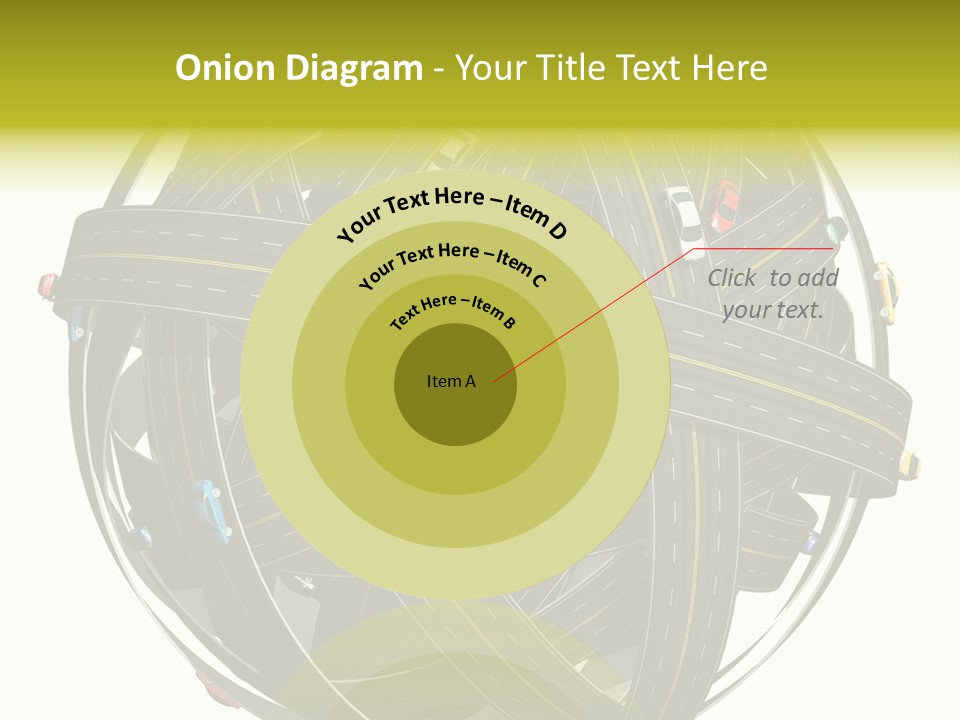 Color Knot Intersection PowerPoint Template