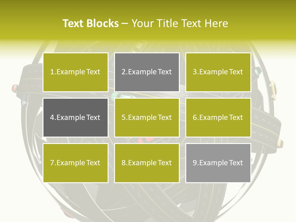 Color Knot Intersection PowerPoint Template