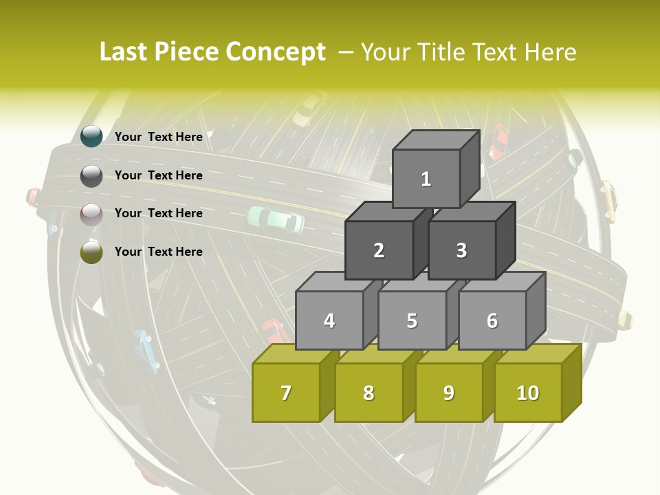 Color Knot Intersection PowerPoint Template