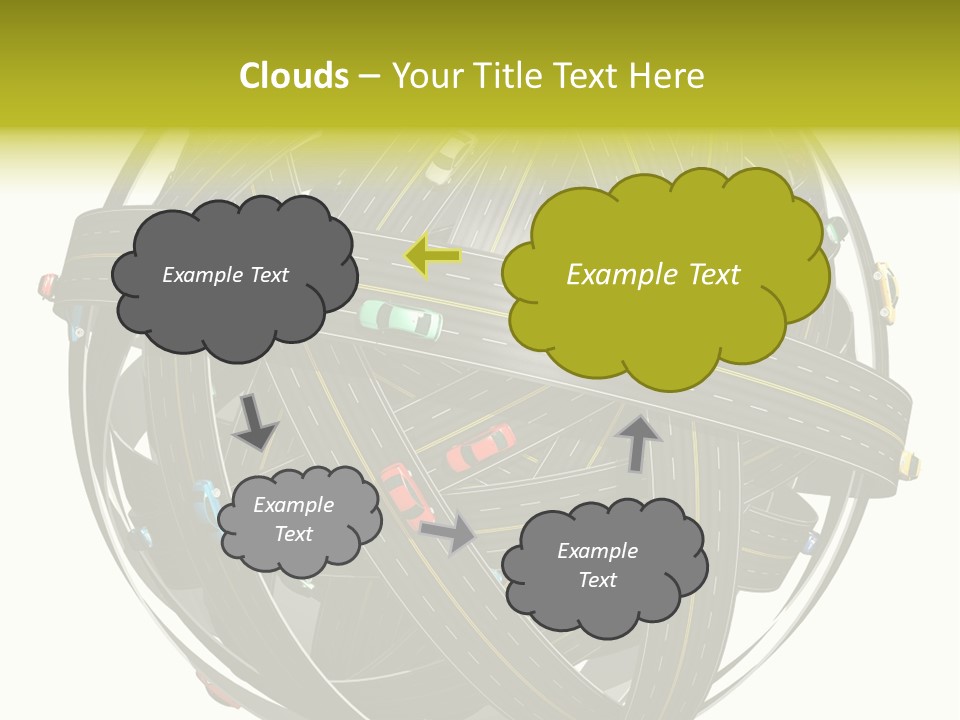 Color Knot Intersection PowerPoint Template
