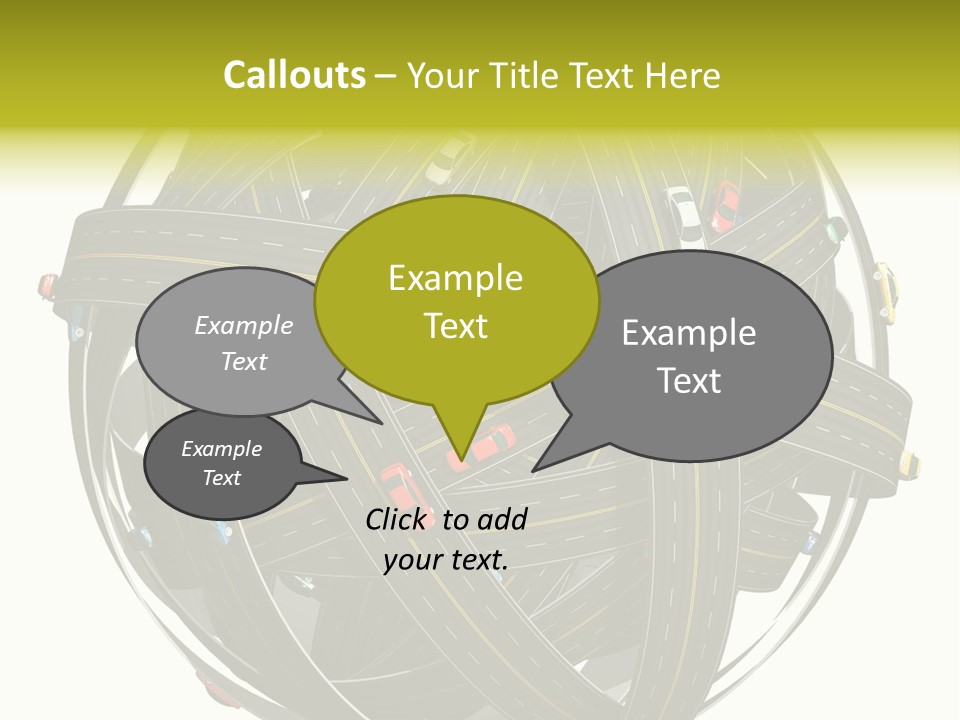 Color Knot Intersection PowerPoint Template