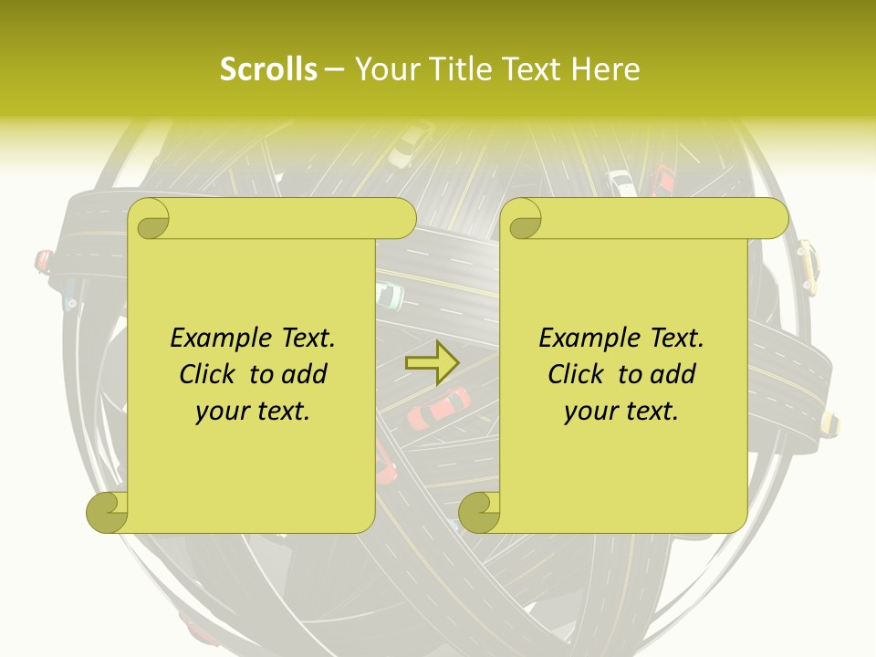 Color Knot Intersection PowerPoint Template