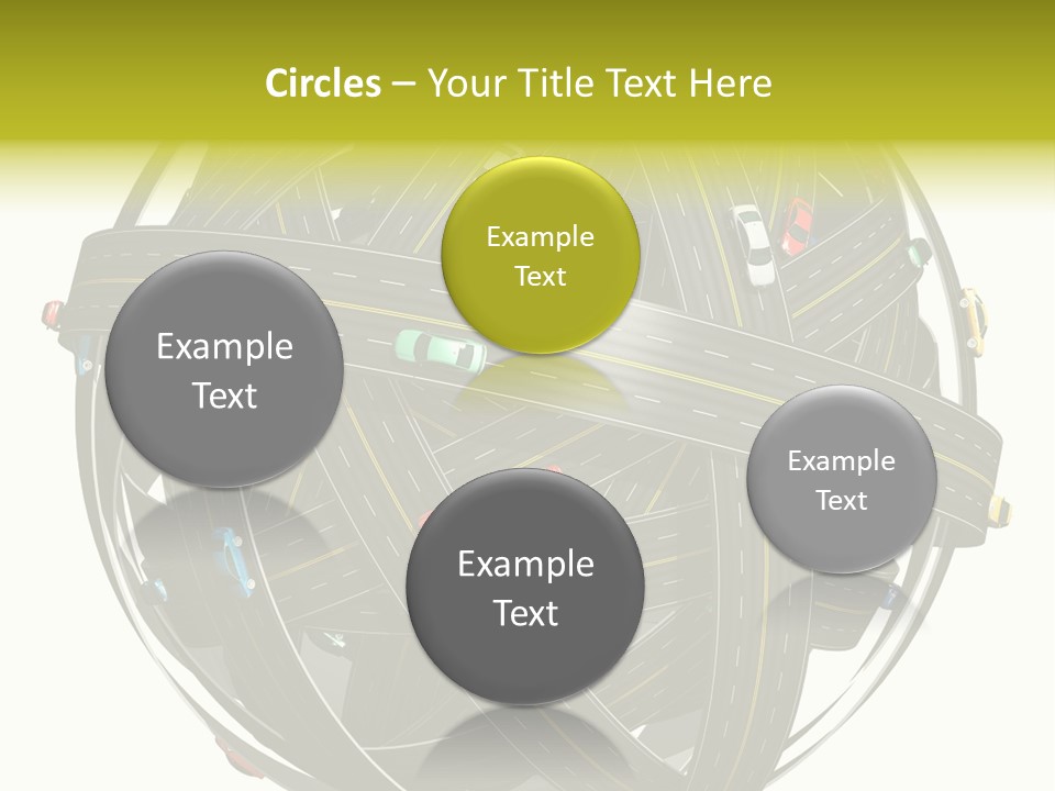 Color Knot Intersection PowerPoint Template
