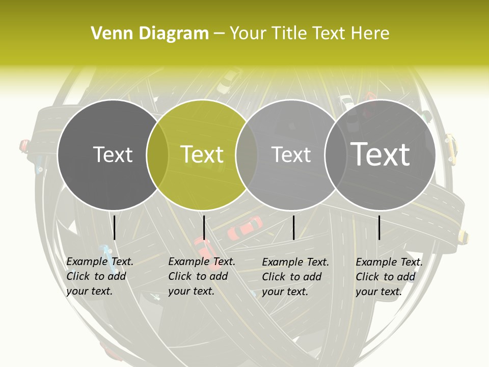 Color Knot Intersection PowerPoint Template