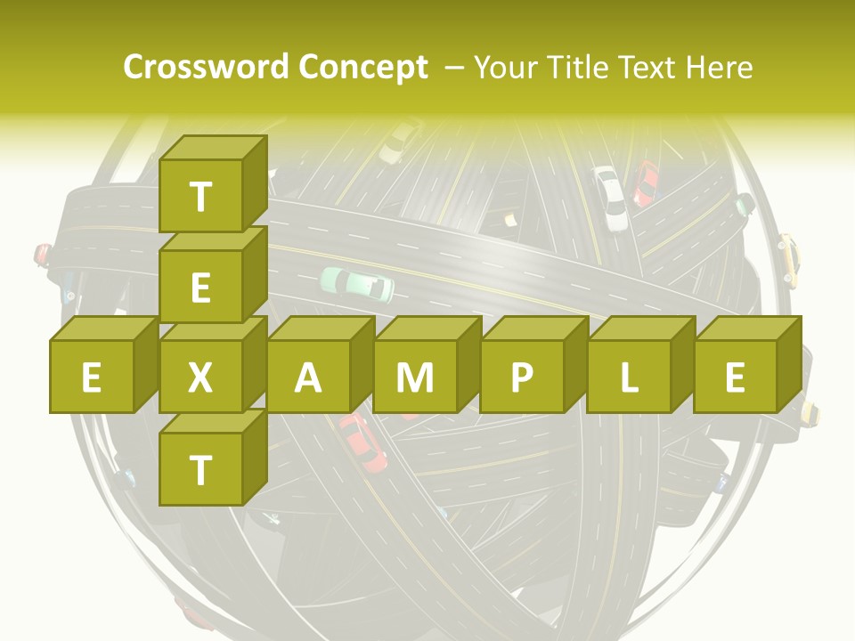 Color Knot Intersection PowerPoint Template