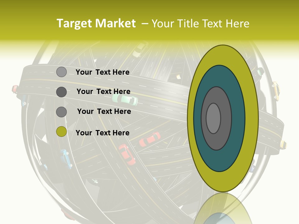 Color Knot Intersection PowerPoint Template