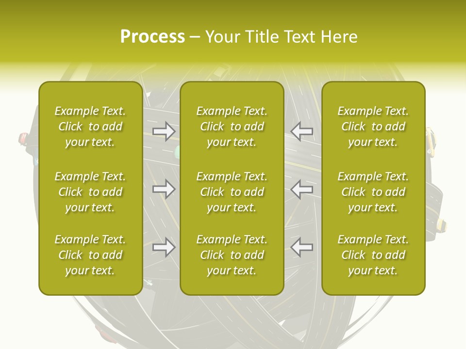 Color Knot Intersection PowerPoint Template