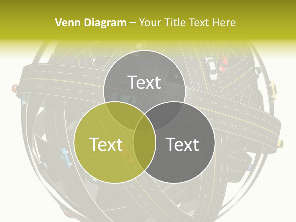 Color Knot Intersection PowerPoint Template