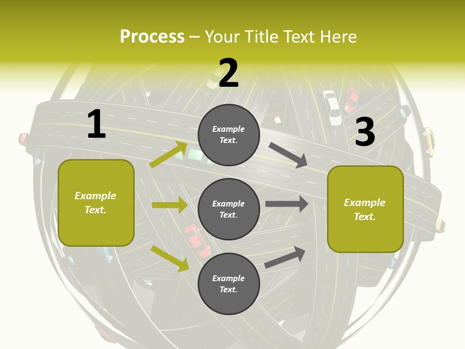 Color Knot Intersection PowerPoint Template