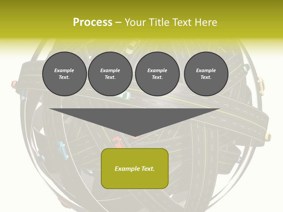 Color Knot Intersection PowerPoint Template