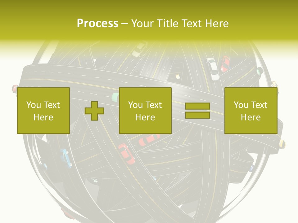 Color Knot Intersection PowerPoint Template