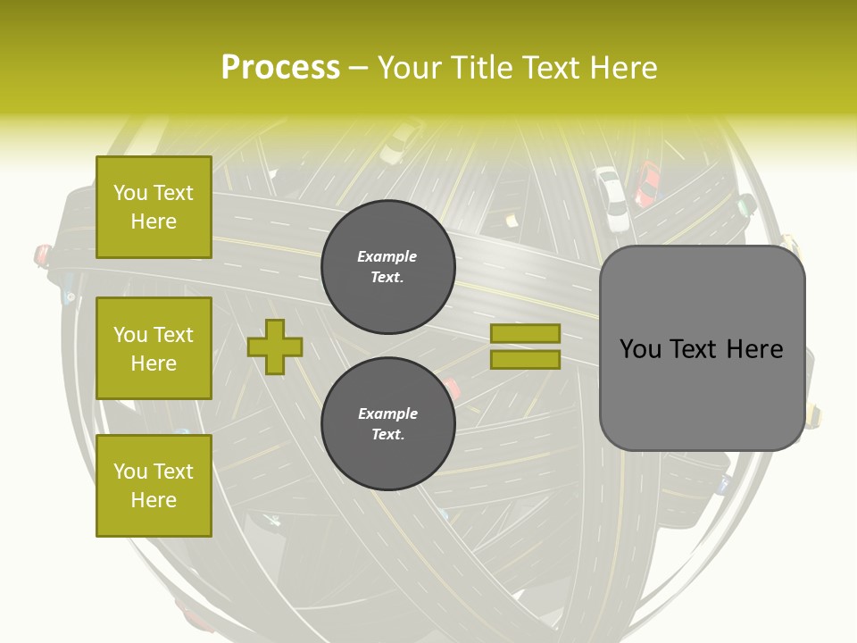 Color Knot Intersection PowerPoint Template