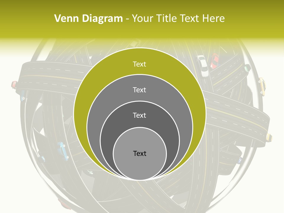 Color Knot Intersection PowerPoint Template