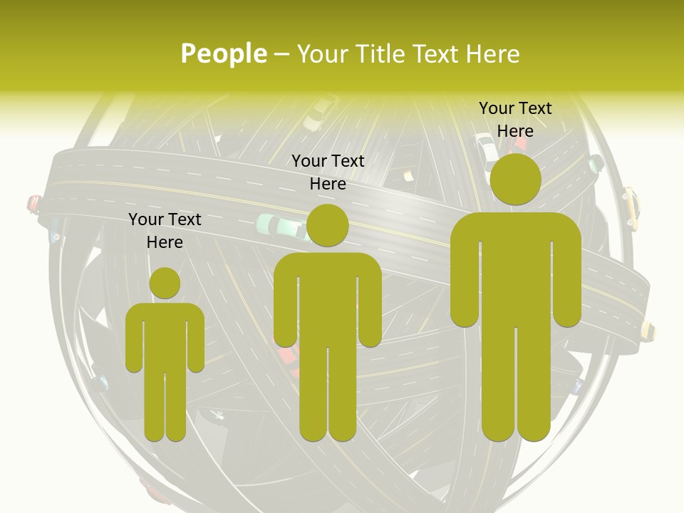 Color Knot Intersection PowerPoint Template