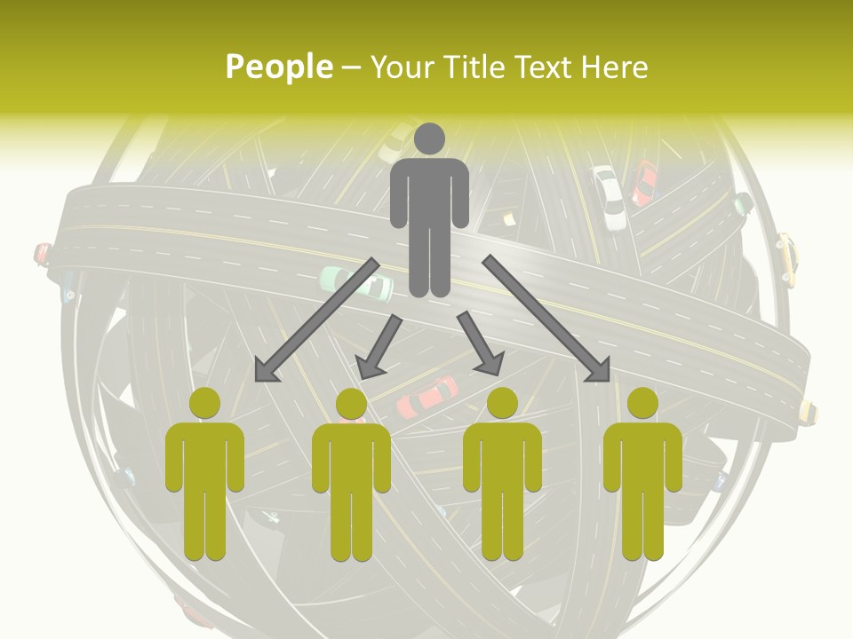 Color Knot Intersection PowerPoint Template