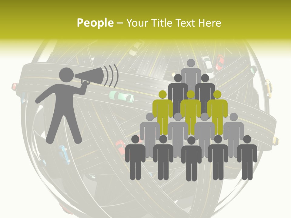 Color Knot Intersection PowerPoint Template