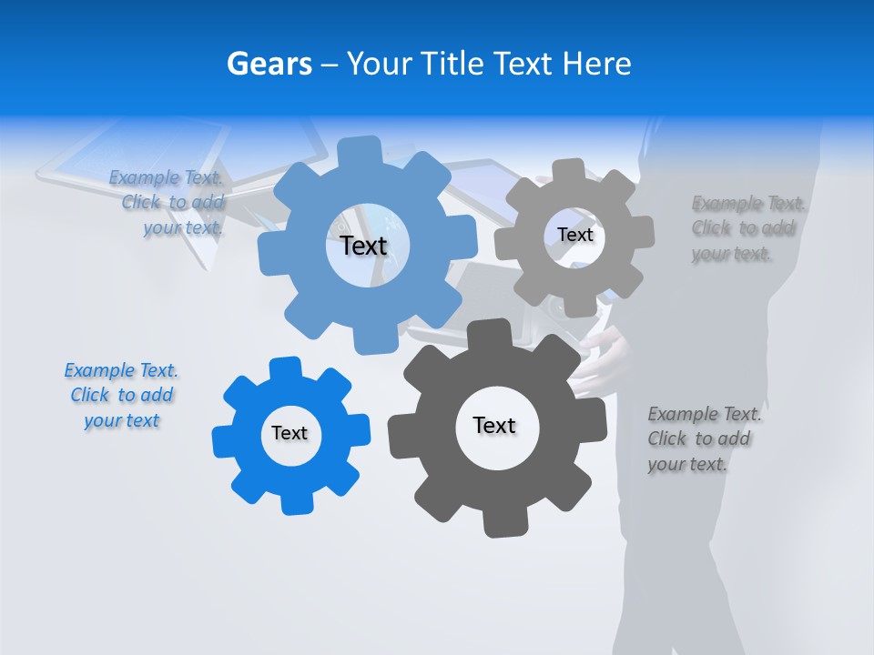 Tablet New Mail PowerPoint Template