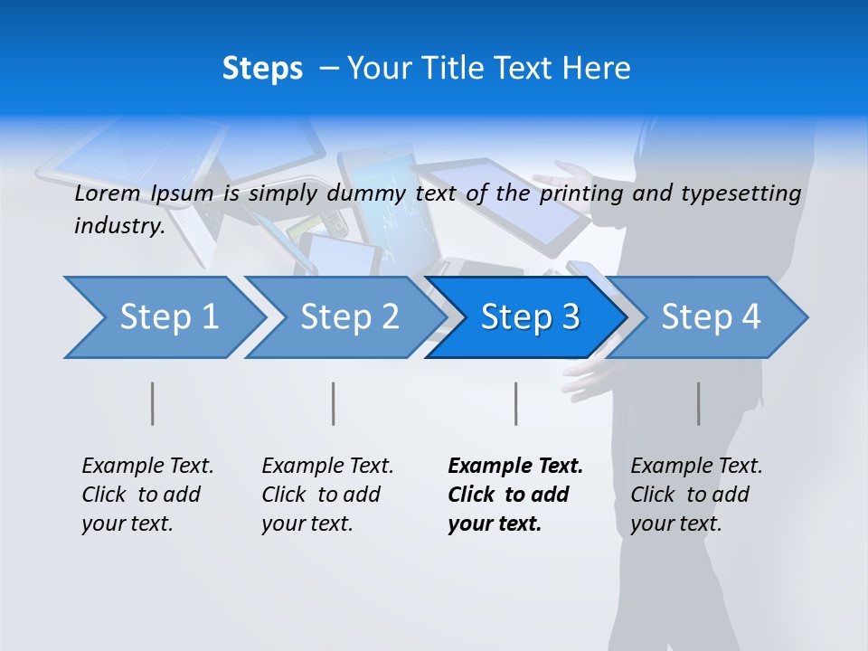 Tablet New Mail PowerPoint Template