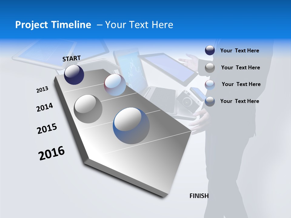 Tablet New Mail PowerPoint Template