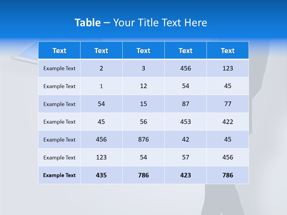 Tablet New Mail PowerPoint Template