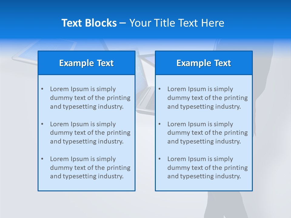 Tablet New Mail PowerPoint Template