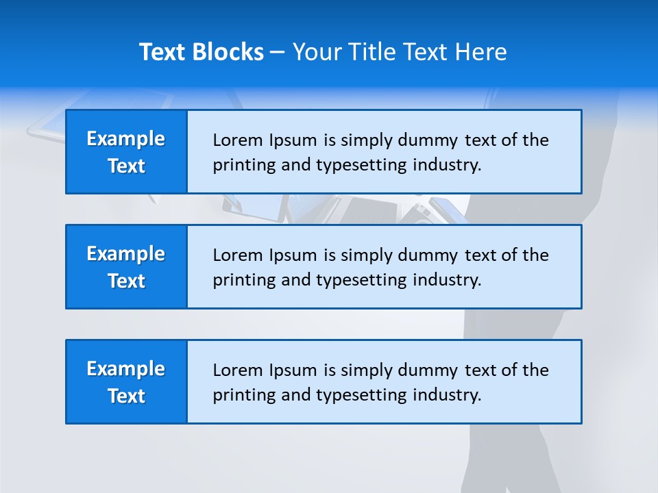 Tablet New Mail PowerPoint Template